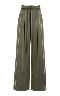 Simkhai Pleated Green Arlet Pants Size 6